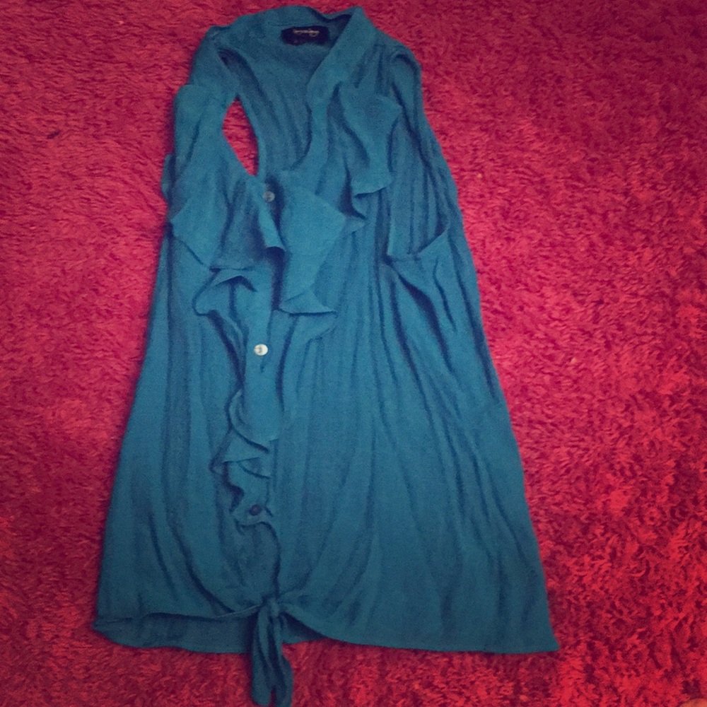 Cool blue lase over top